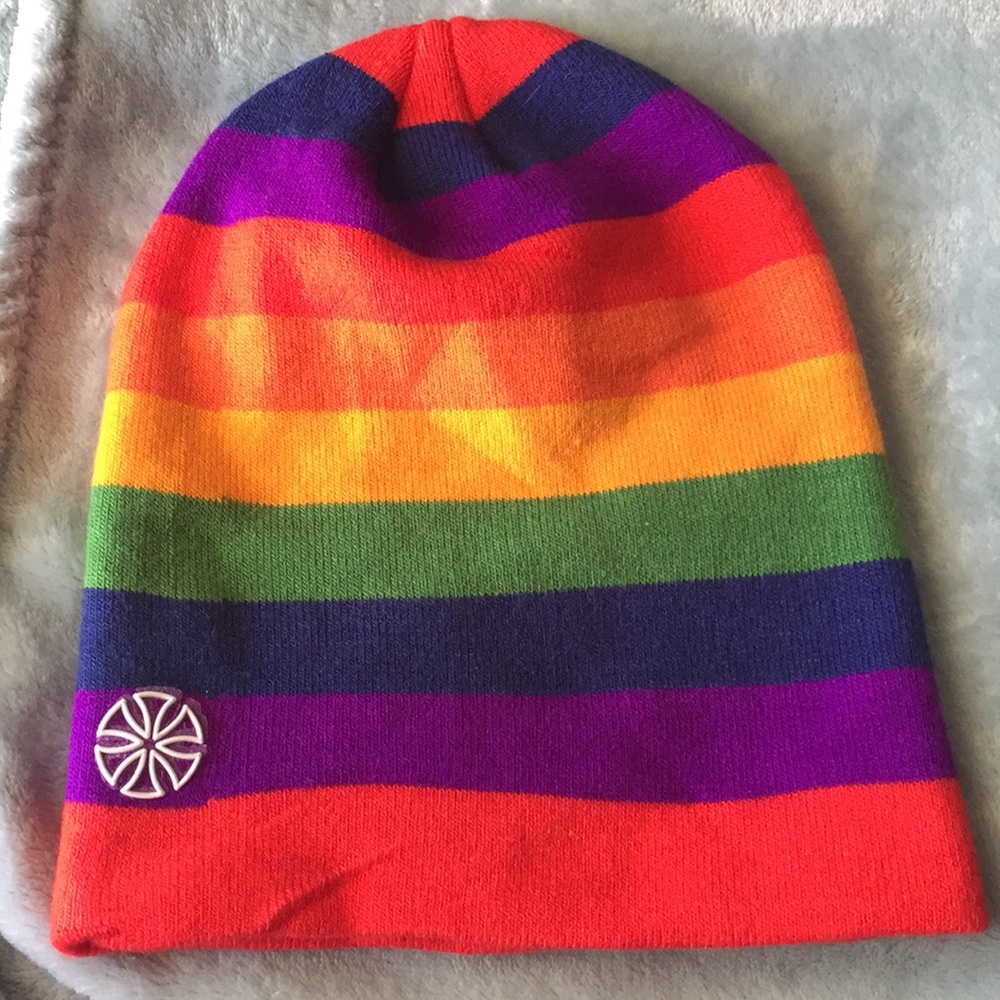 Rainbow pride beanie 🌈